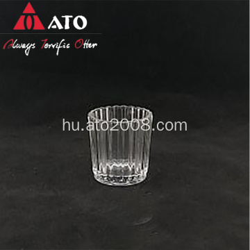 Clear Machine Made Glass Vouse